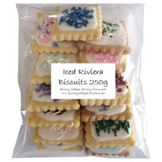 Handmade Iced Riveira Biscuits 250g